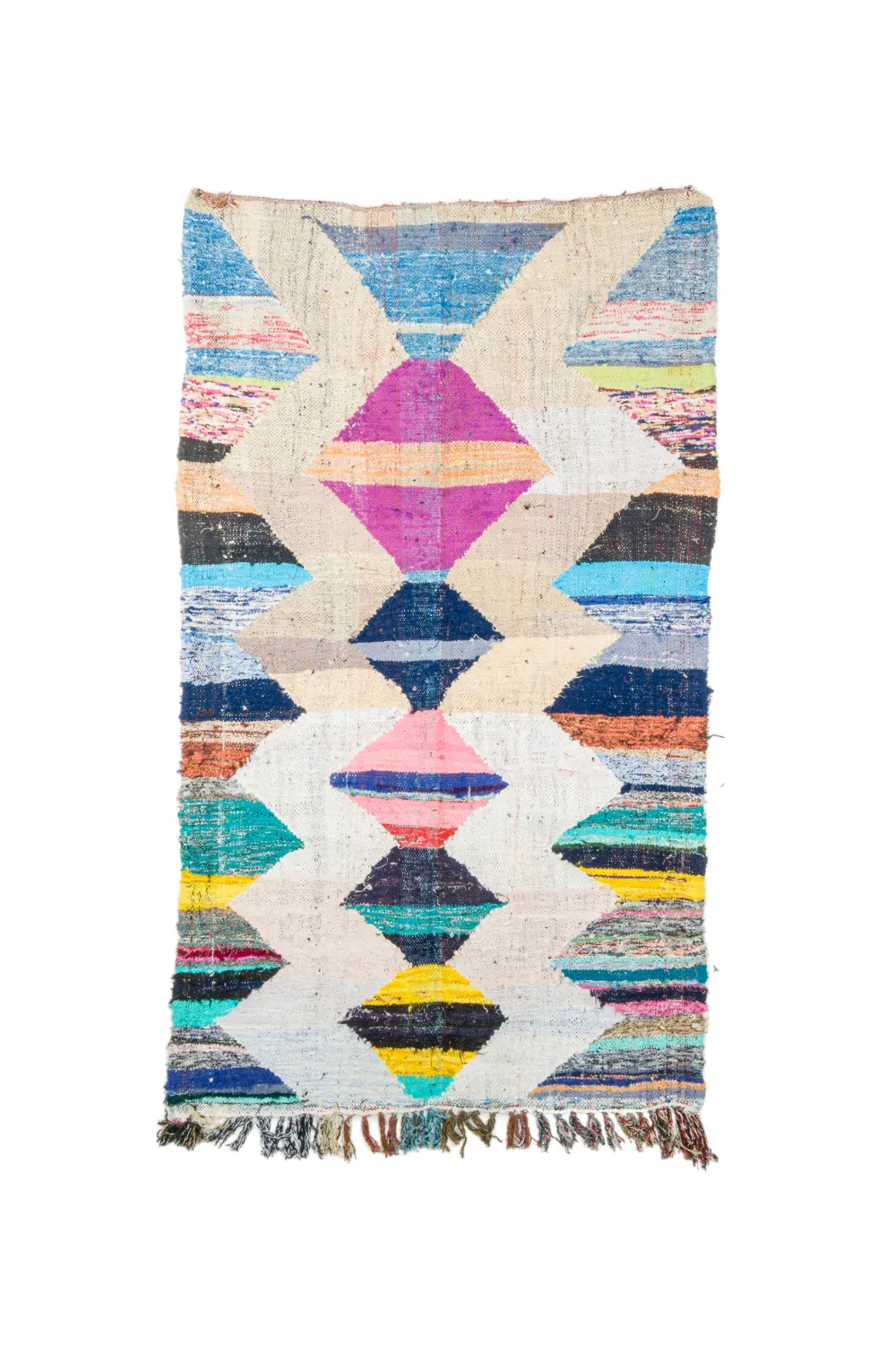 Koberec Berbere Marocký Boucherouite 120 x 200 cm