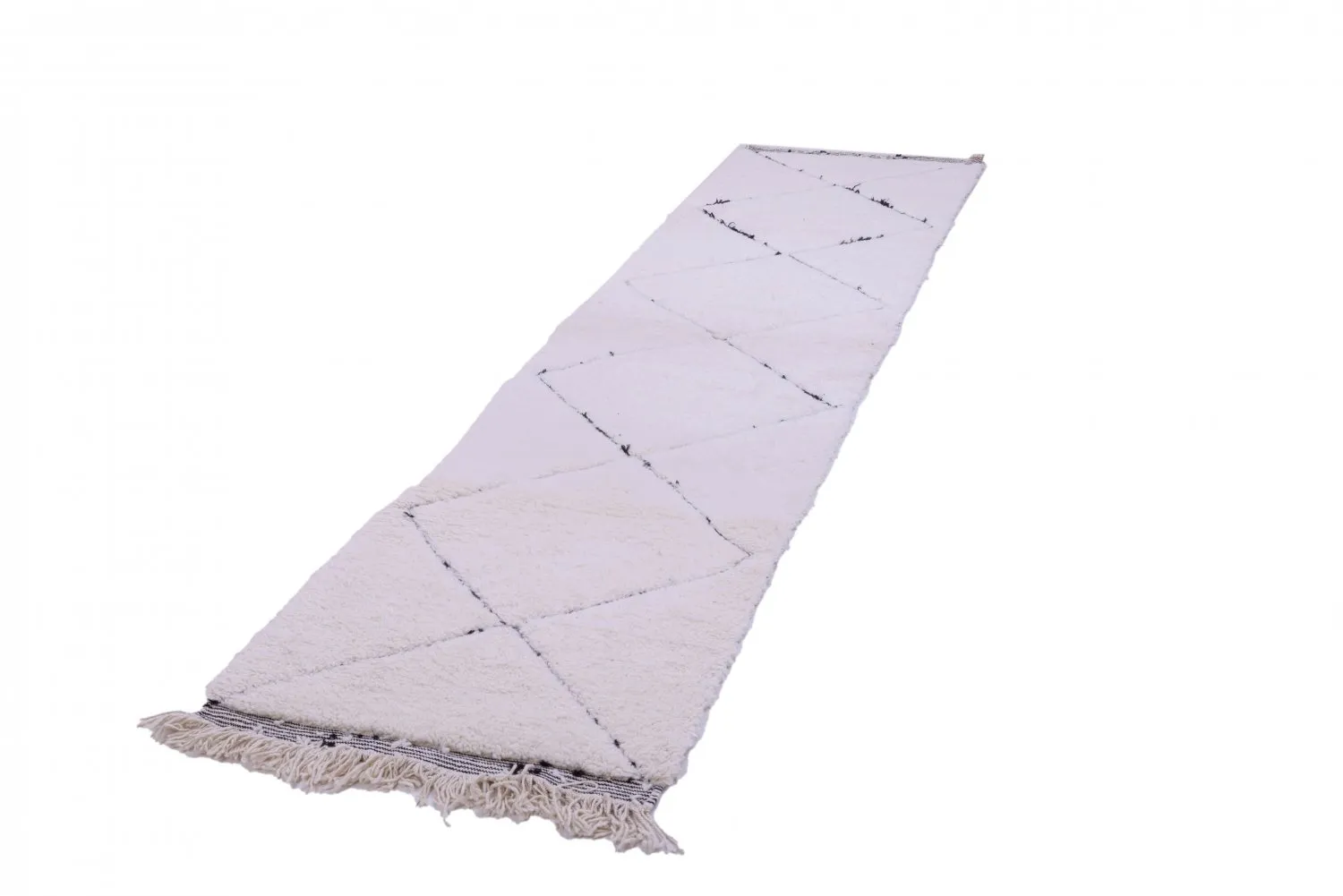 Kelimmatta Marockansk Beni Ourain 310 x 80 cm