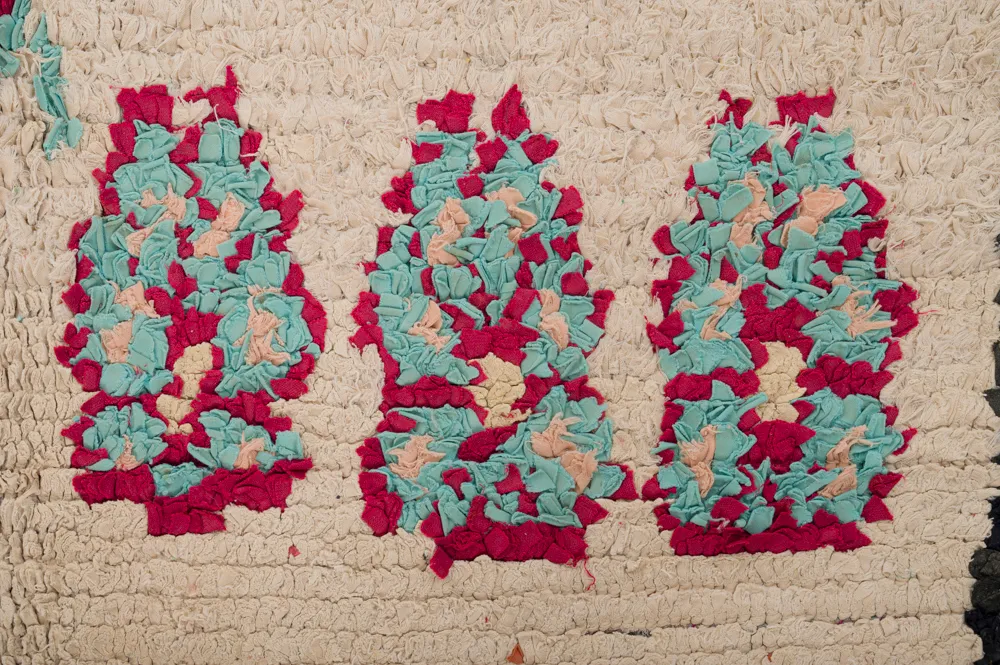 Koberec Berbere Marocký Boucherouite 270 x 130 cm