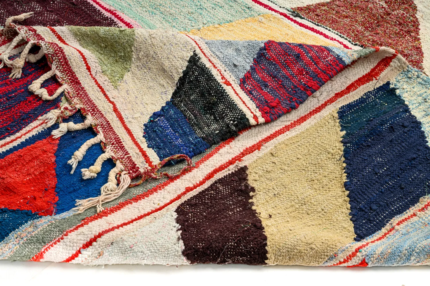 Koberec Berbere Marocký Boucherouite 145 x 280 cm