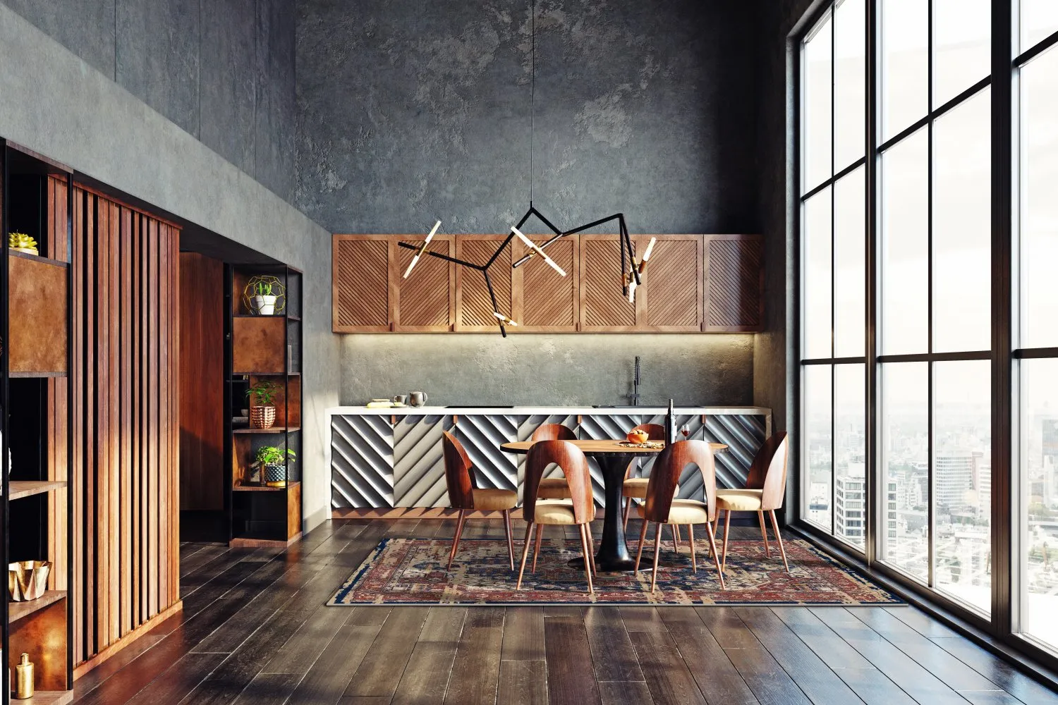 Koberec Wilton - Darnah (červená/multikolorová)