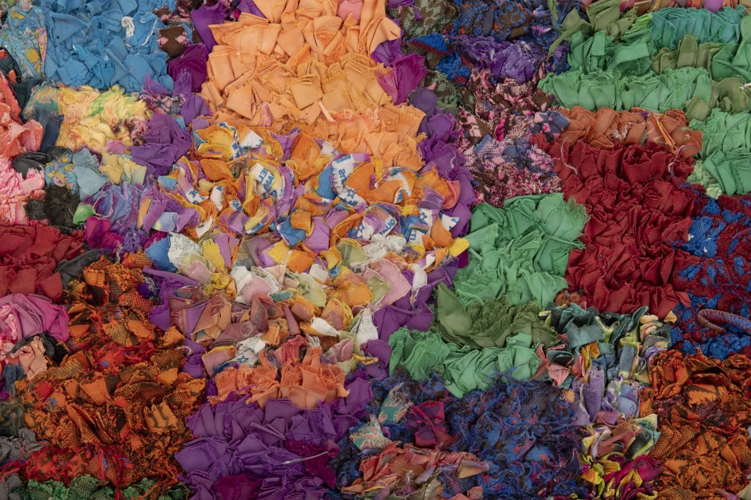 Marockansk Boucherouite-matta 210 x 150 cm