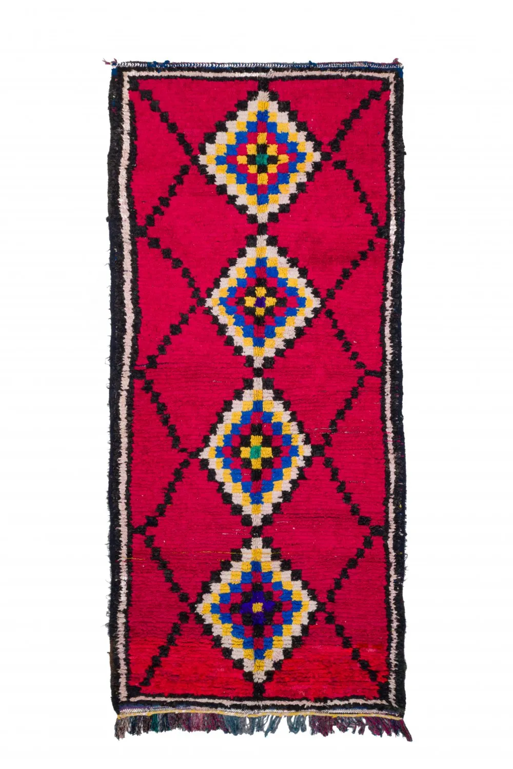 Koberec Berbere Marocký Boucherouite 310 x 145 cm