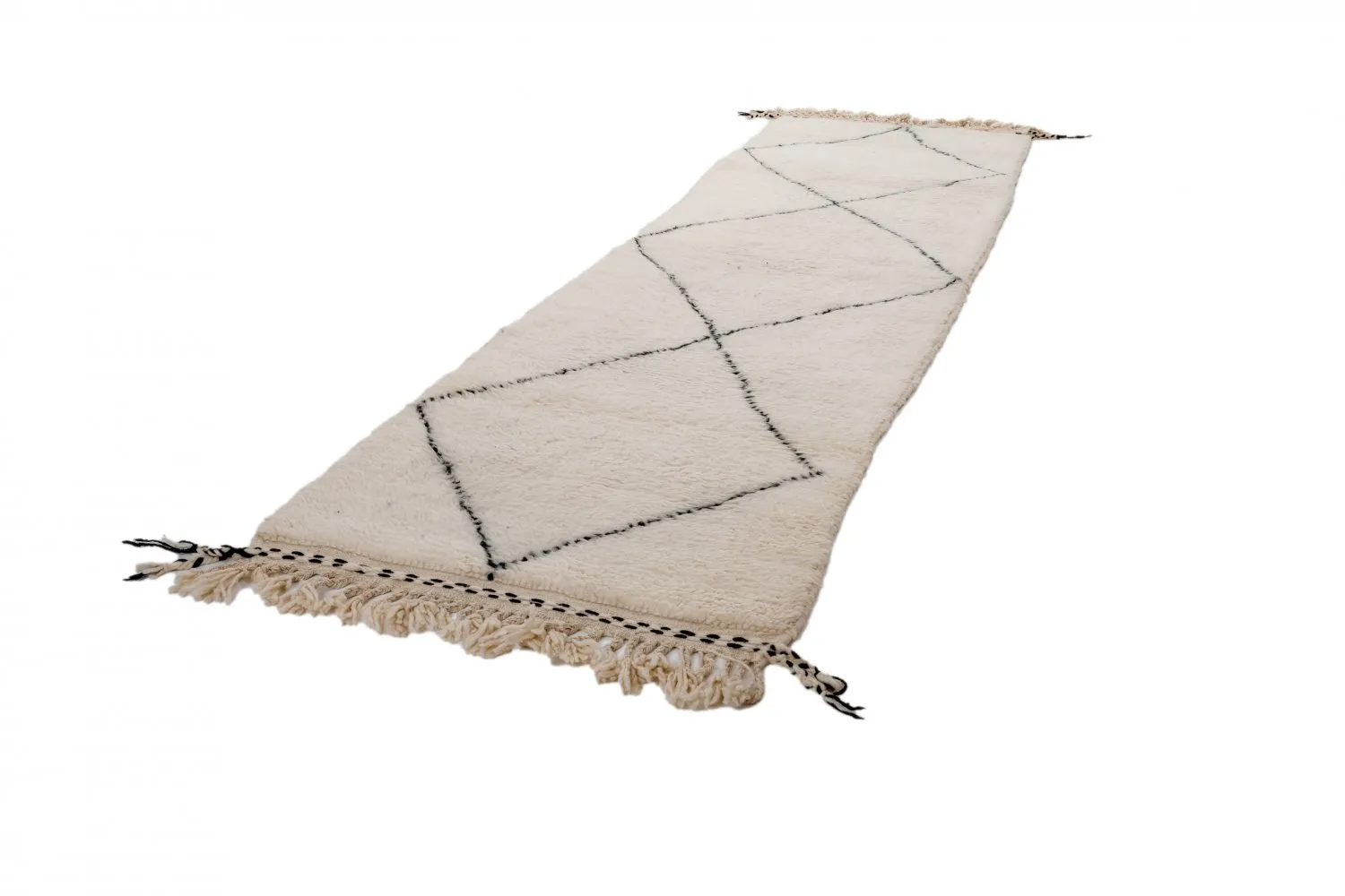 Marocký kilim Beni Ourain 240 x 90 cm