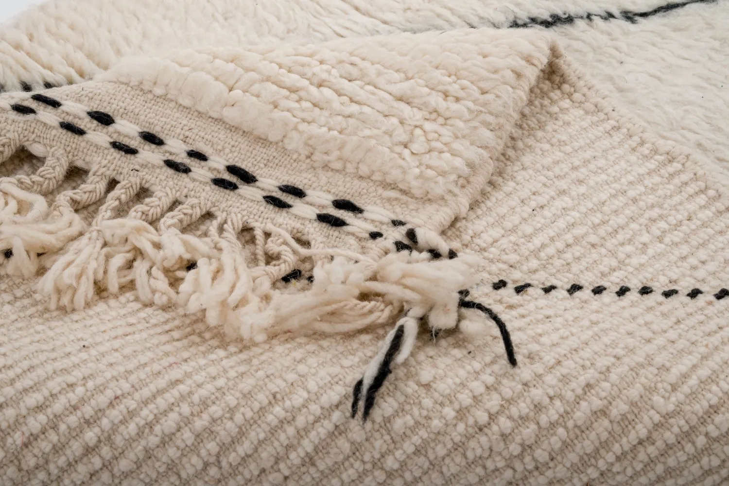 Marocký kilim Beni Ourain 240 x 90 cm