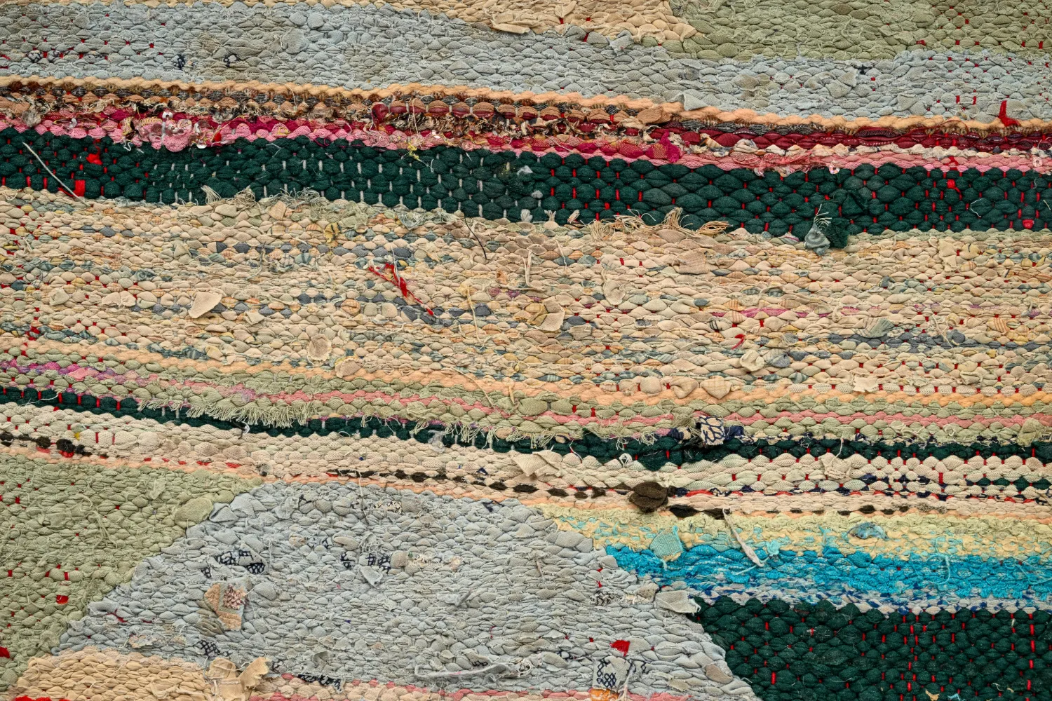 Koberec Berbere Marocký Boucherouite 120 x 245 cm