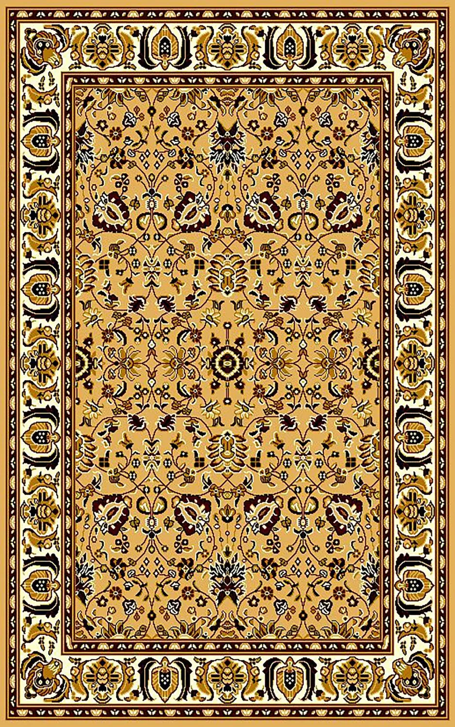 Koberec Wilton - Peking Imperial (zlatý)