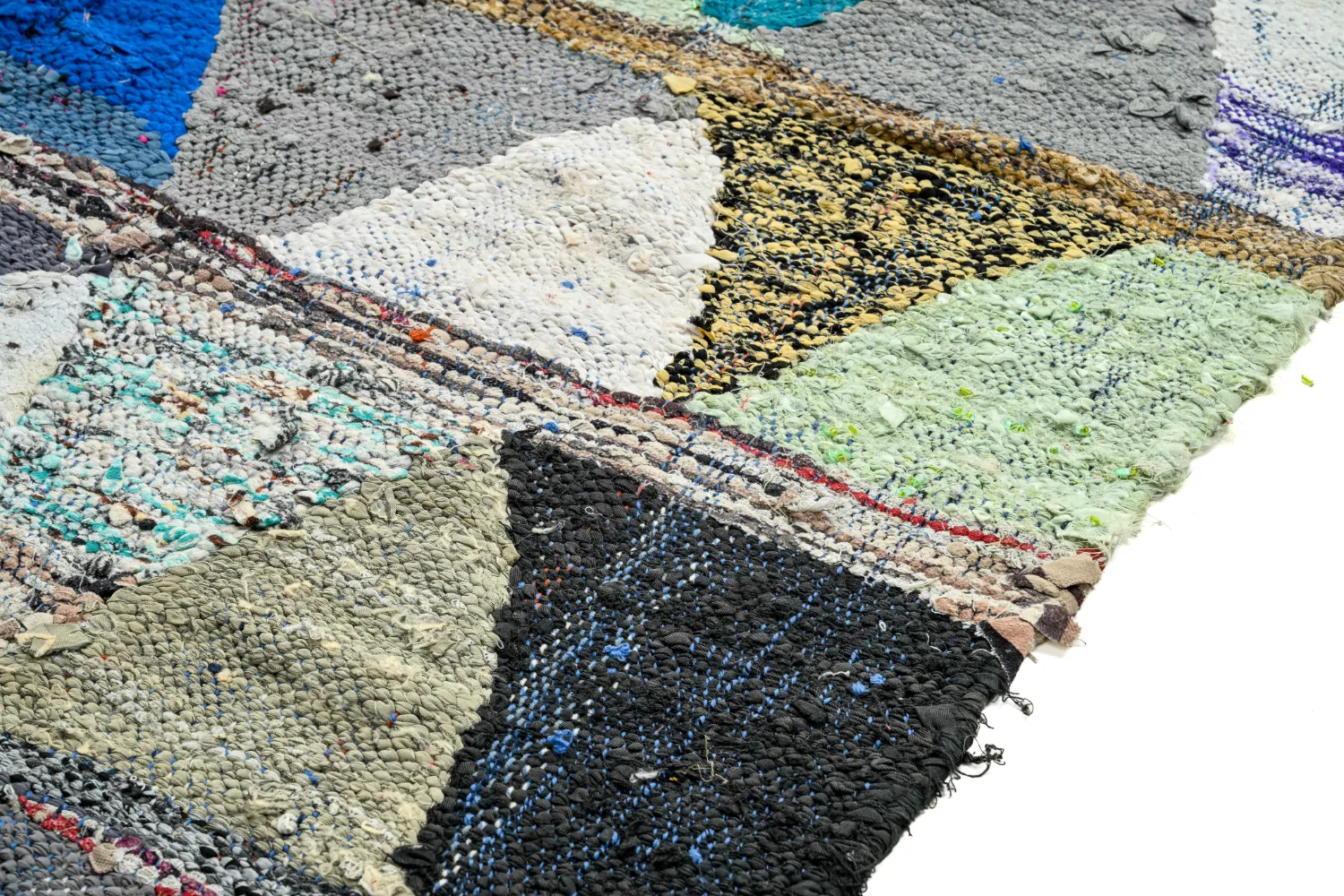 Marockansk Boucherouite-matta 125 x 230 cm