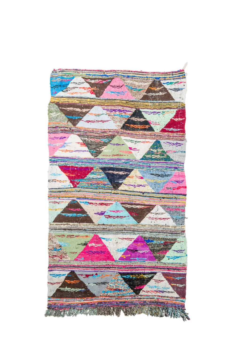 Koberec Berbere Marocký Boucherouite 135 x 235 cm
