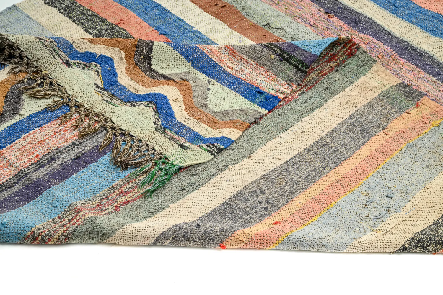 Koberec Berbere Marocký Boucherouite 150 x 275 cm