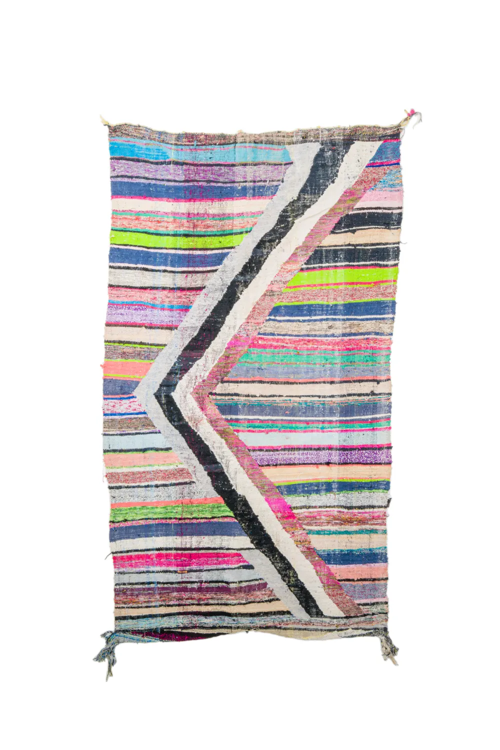 Koberec Berbere Marocký Boucherouite 135 x 240 cm