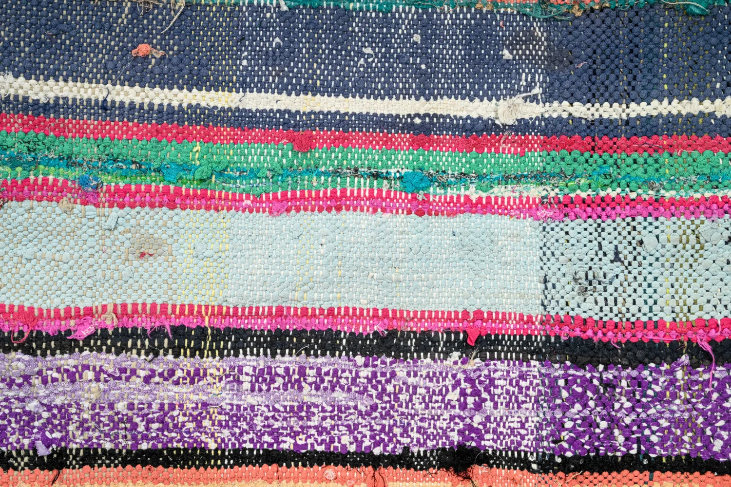 Koberec Berbere Marocký Boucherouite 135 x 240 cm