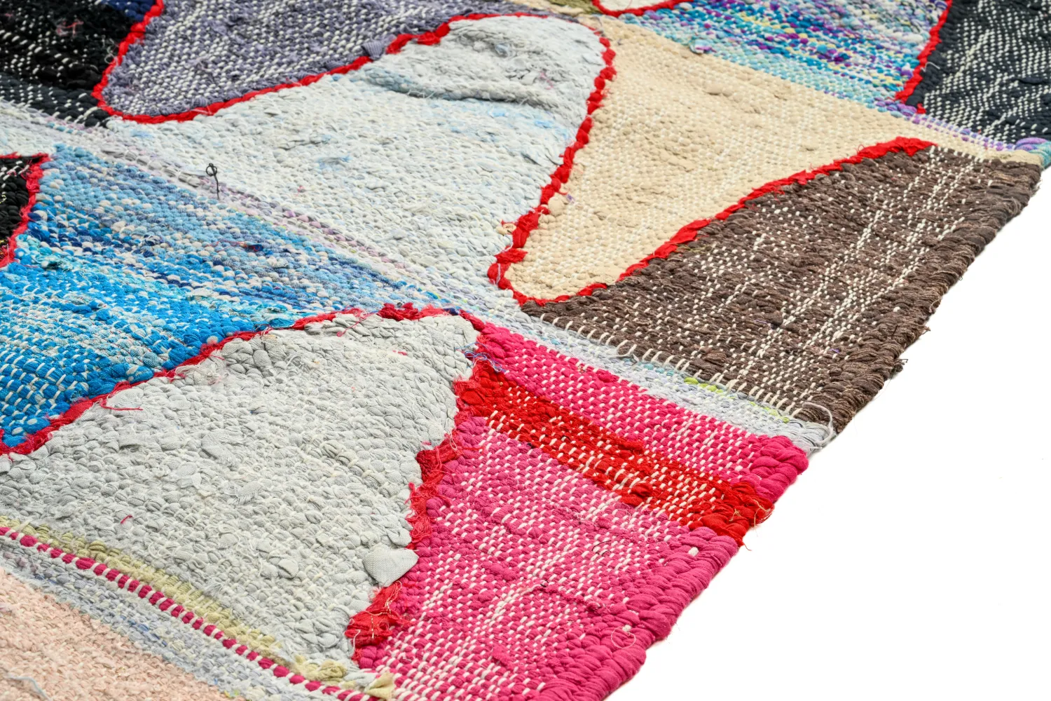 Koberec Berbere Marocký Boucherouite 135 x 275 cm