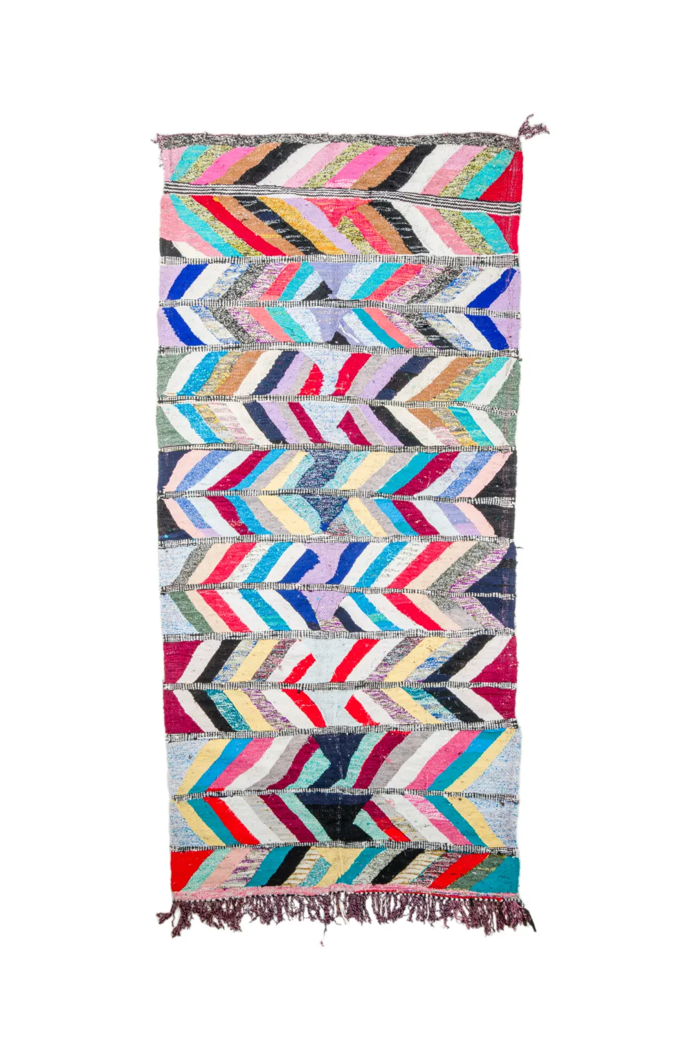 Koberec Berbere Marocký Boucherouite 150 x 320 cm