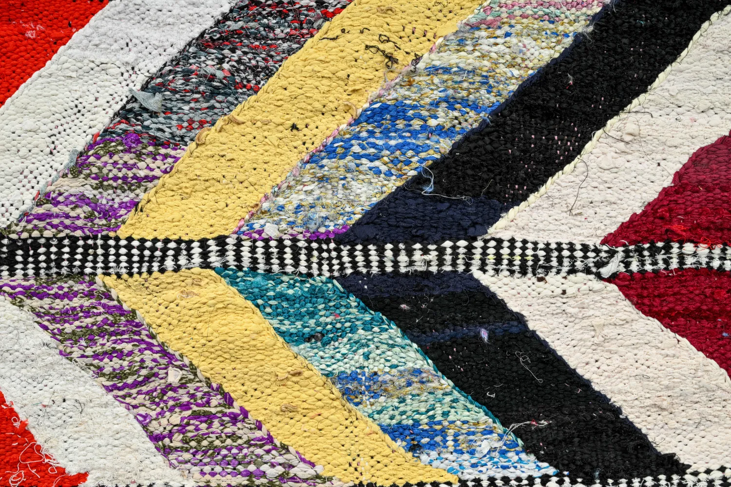 Koberec Berbere Marocký Boucherouite 150 x 320 cm
