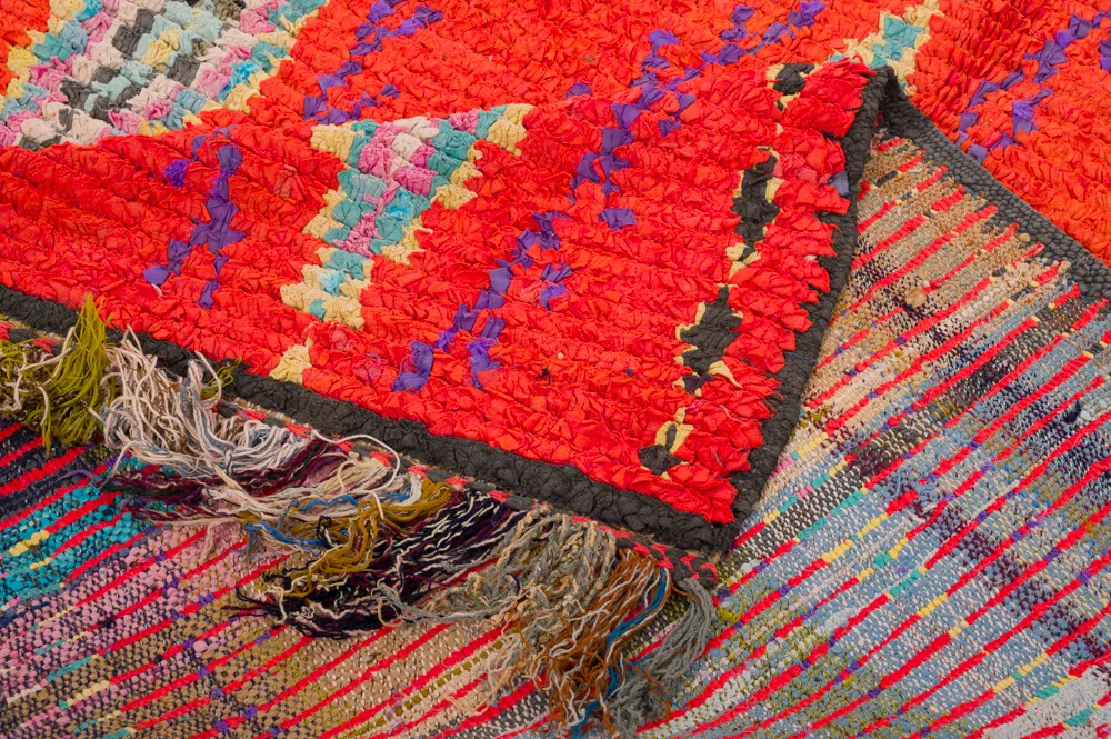 Koberec Berbere Marocký Boucherouite 440 x 135 cm