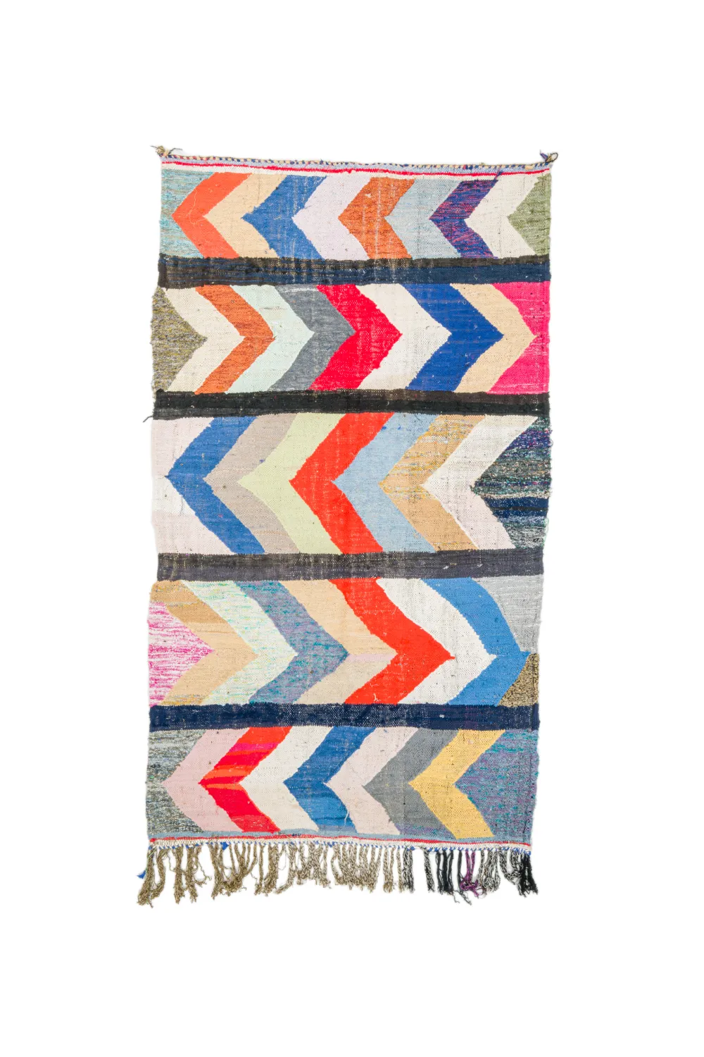 Koberec Berbere Marocký Boucherouite 135 x 250 cm