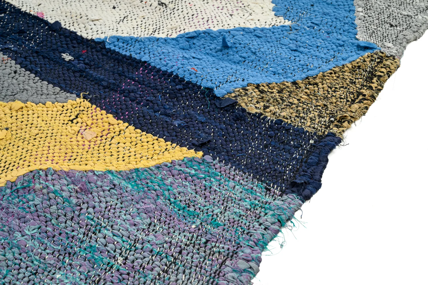 Koberec Berbere Marocký Boucherouite 135 x 250 cm