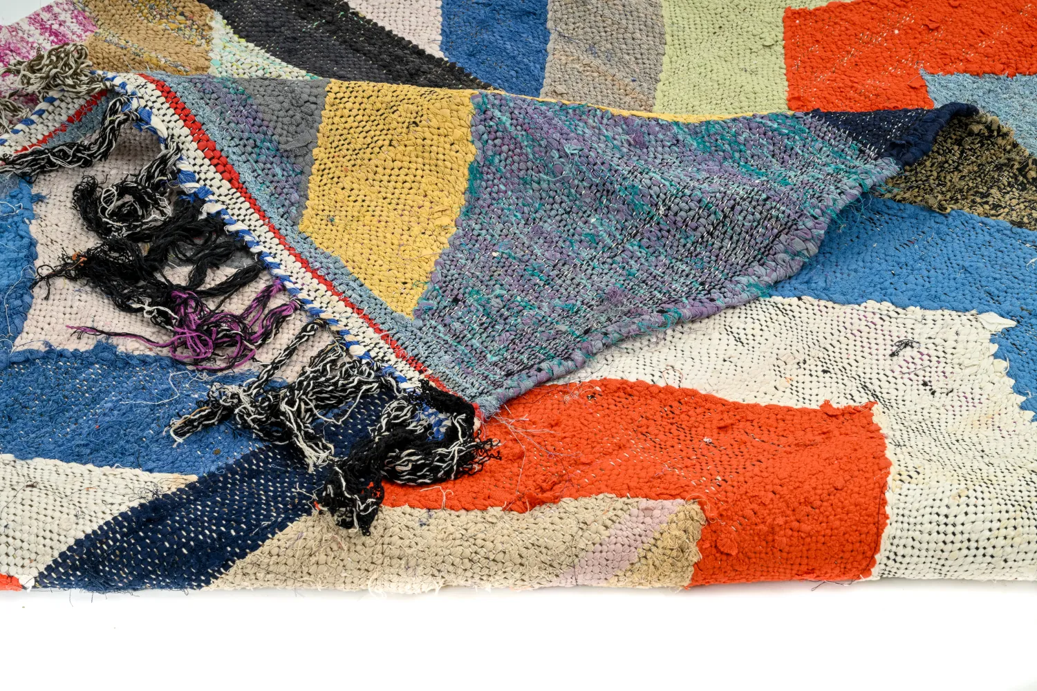 Koberec Berbere Marocký Boucherouite 135 x 250 cm