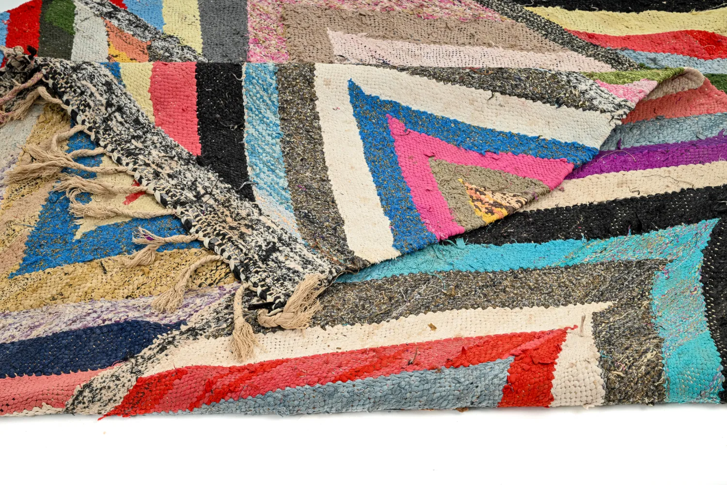 Koberec Berbere Marocký Boucherouite 165 x 270 cm