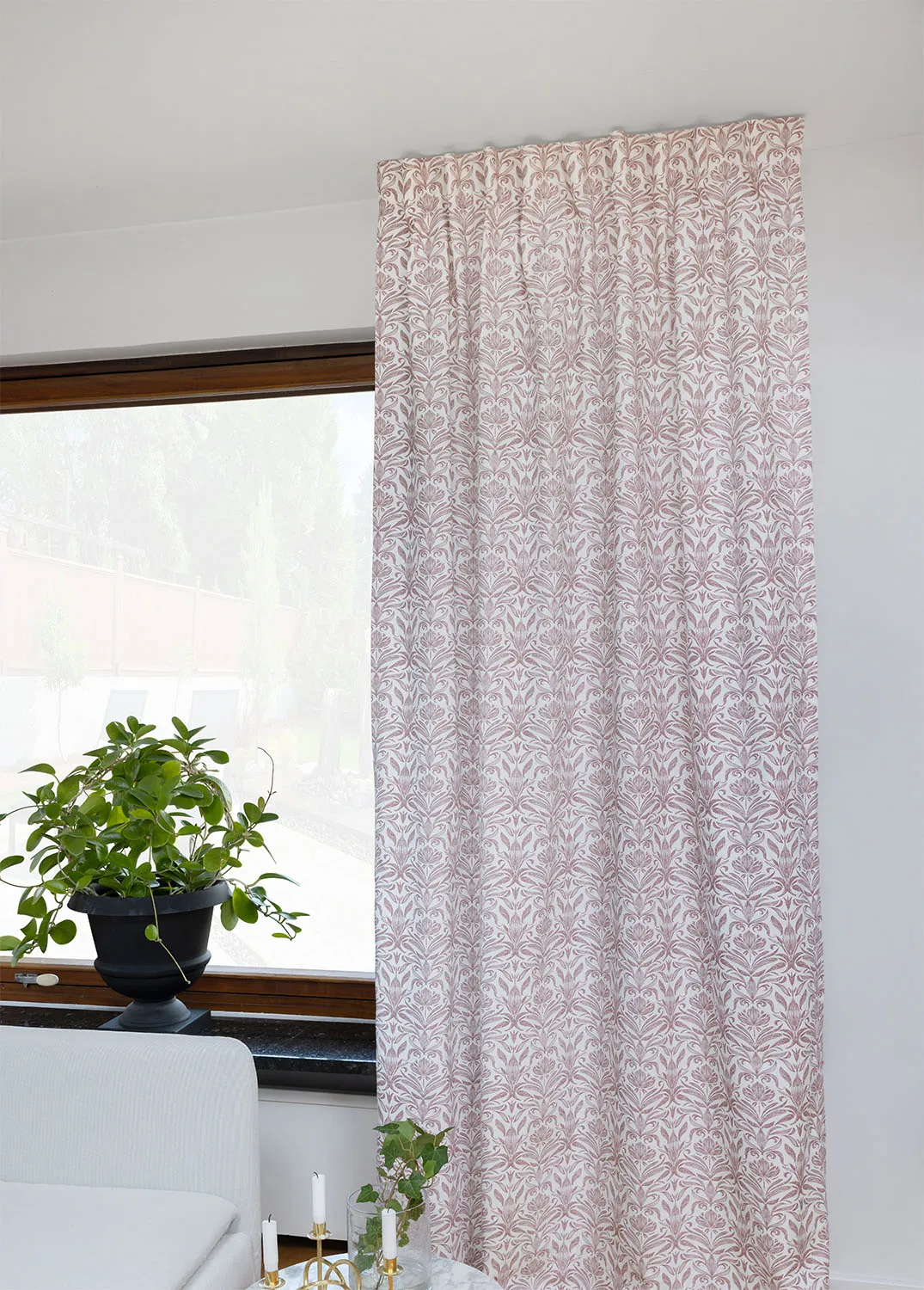 Záclony - Záclona z bavlny Viola (fialová)