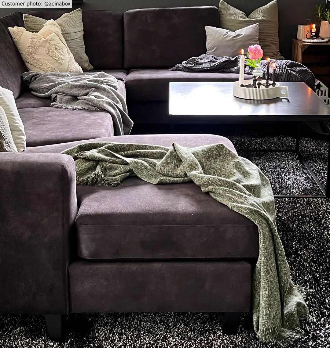 Koberce s dlhým vlasom - Cosy (antracit)