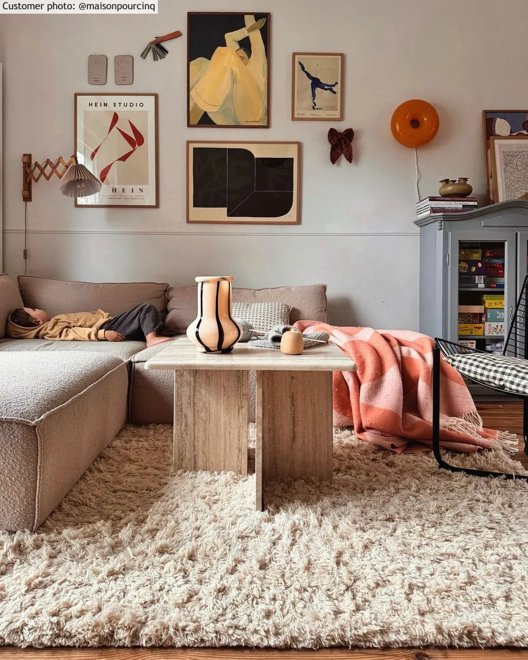 Vlněný koberec - Aliste Wool Shaggy (alabaster gleam)