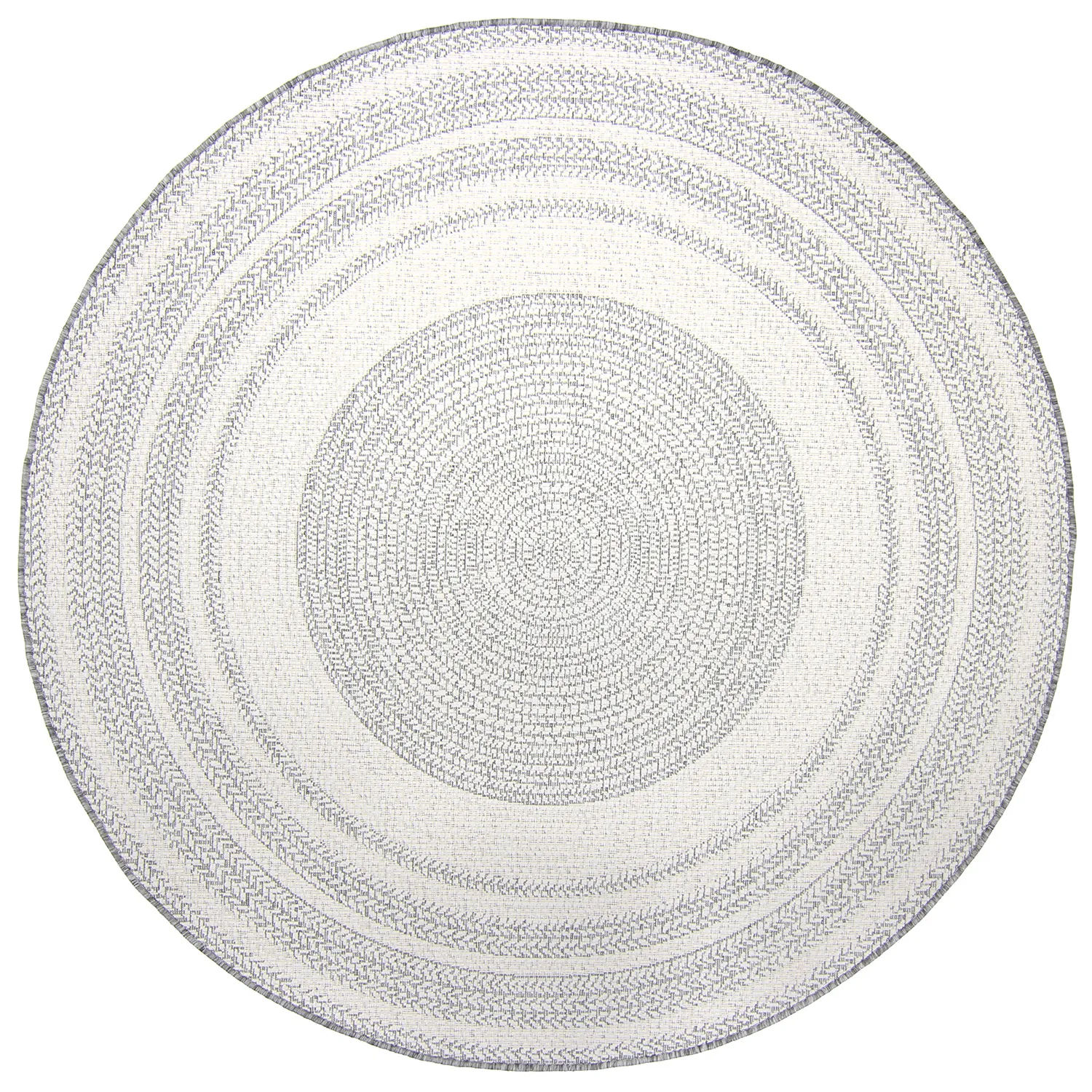 Kruhový koberec - Indoor/Outdoor Angus (šedý)
