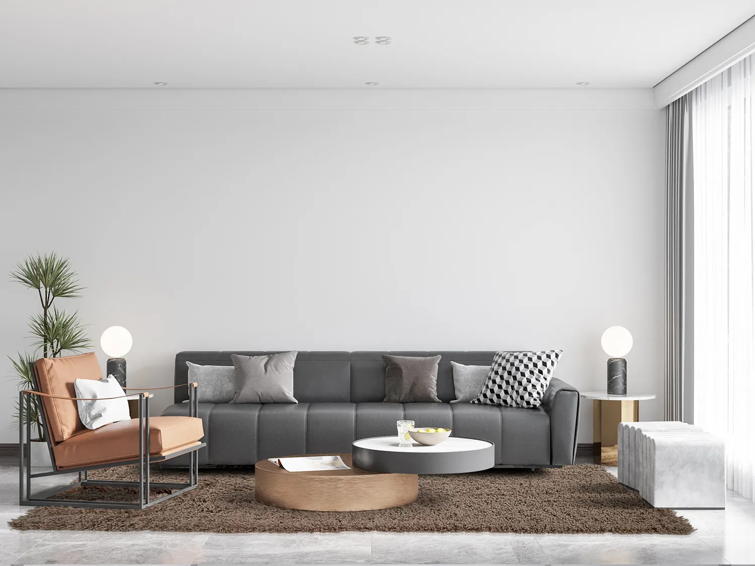 Koberce s dlhým vlasom - Antuco (hnedá)