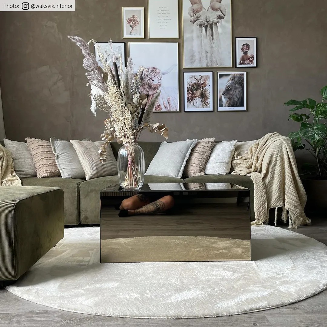 Koberce okrúhle - Aranga Super Soft Fur (béžová)