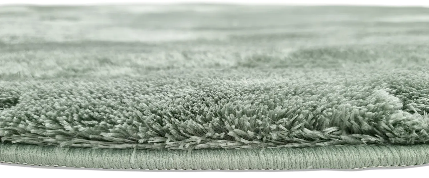Koberce okrúhle - Aranga Super Soft Fur (zelená)