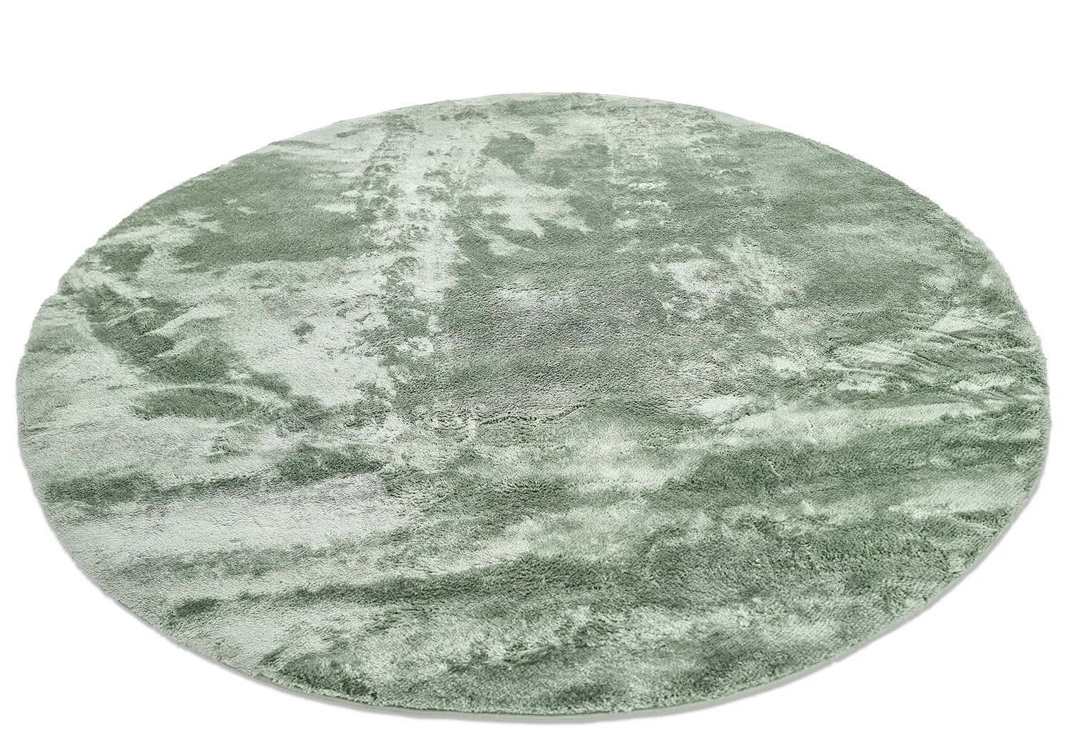 Koberce okrúhle - Aranga Super Soft Fur (zelená)