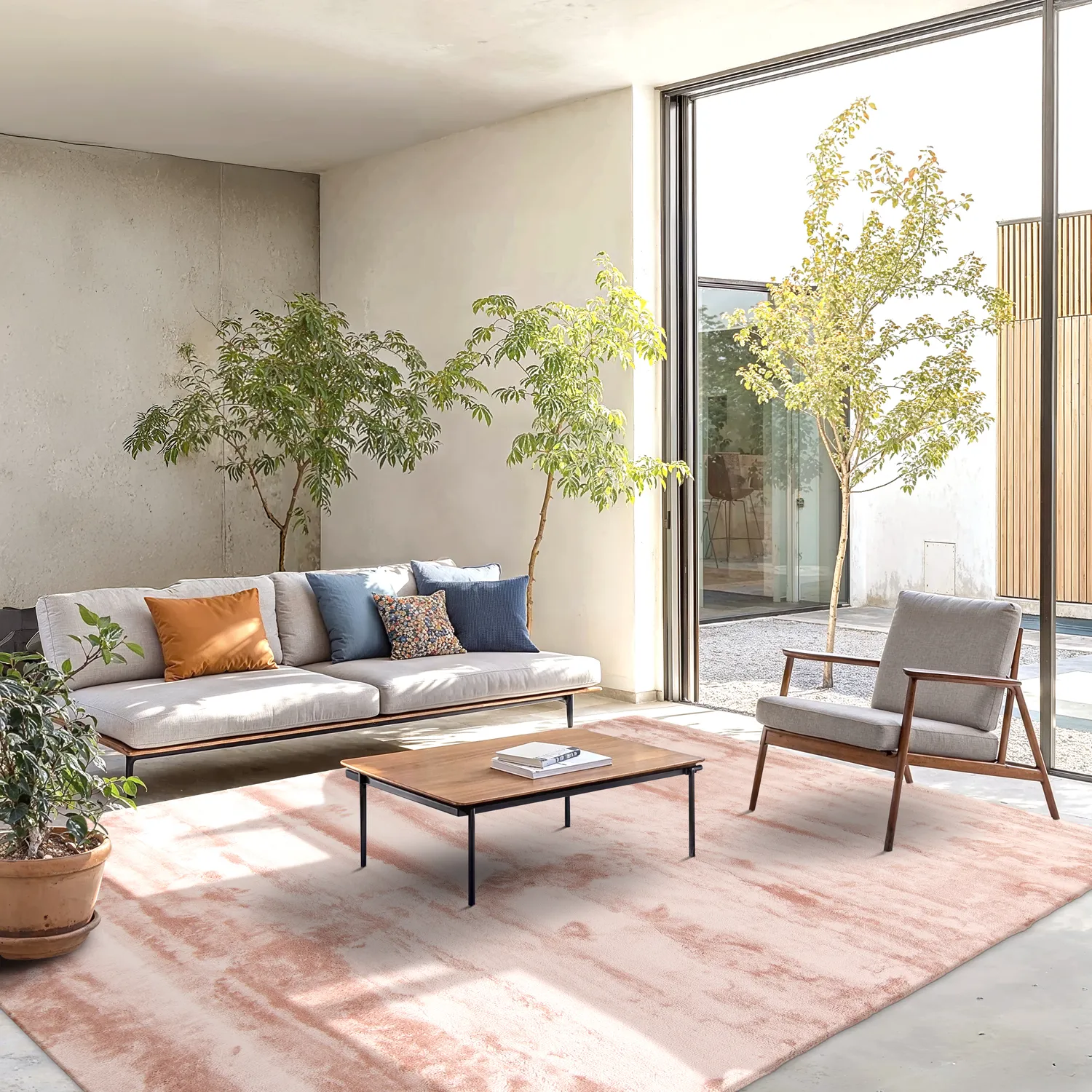 Koberce s dlhým vlasom - Aranga Super Soft Fur (ružová)