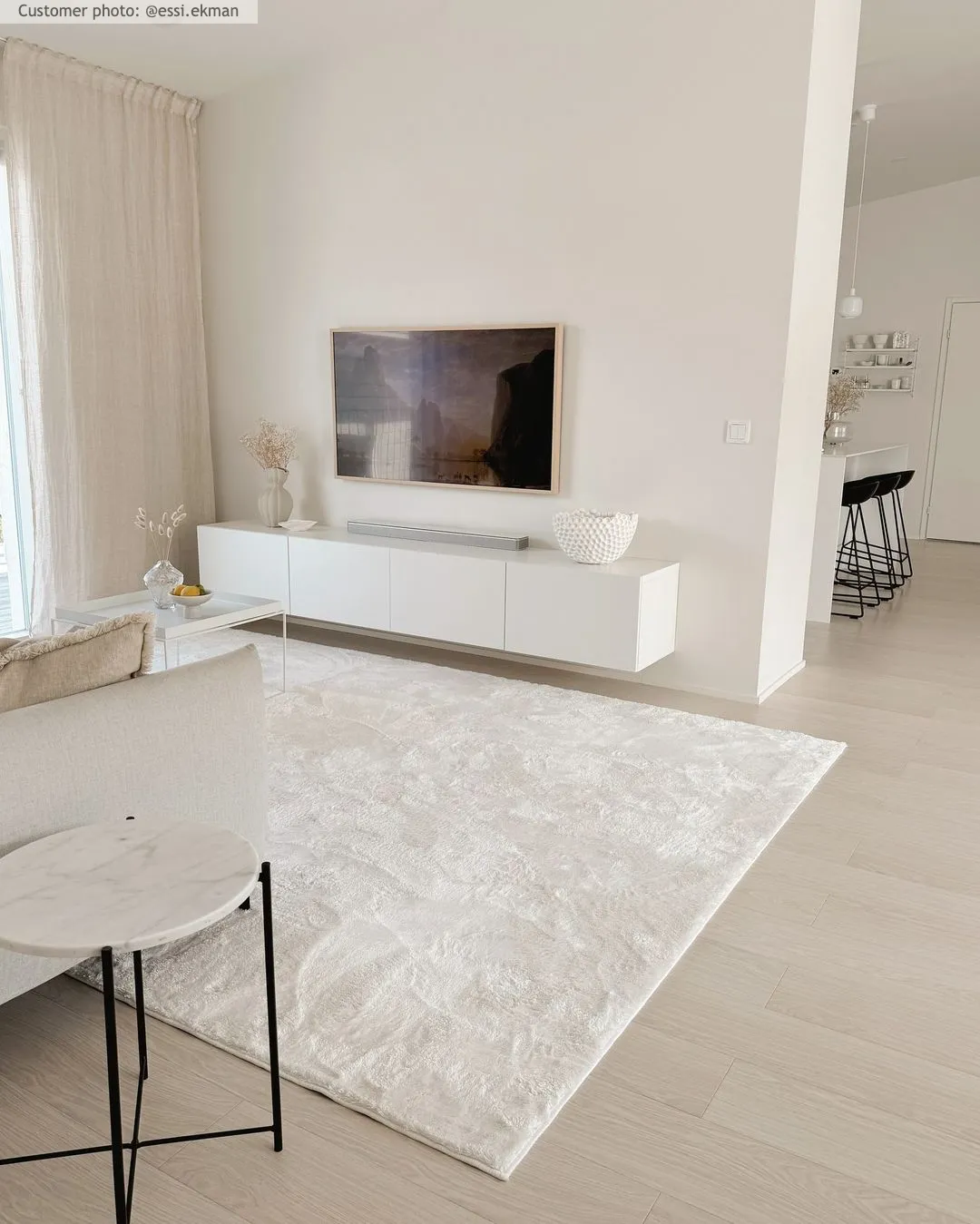 Koberce s dlhým vlasom - Aranga Super Soft Fur (biela)