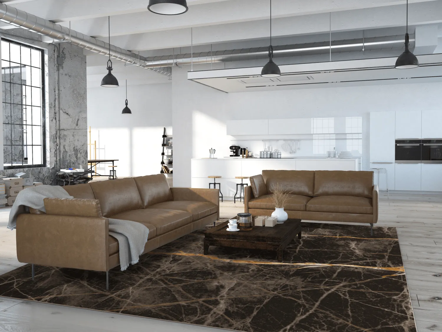 Koberec Wilton - Aris (čierny/zlatý)