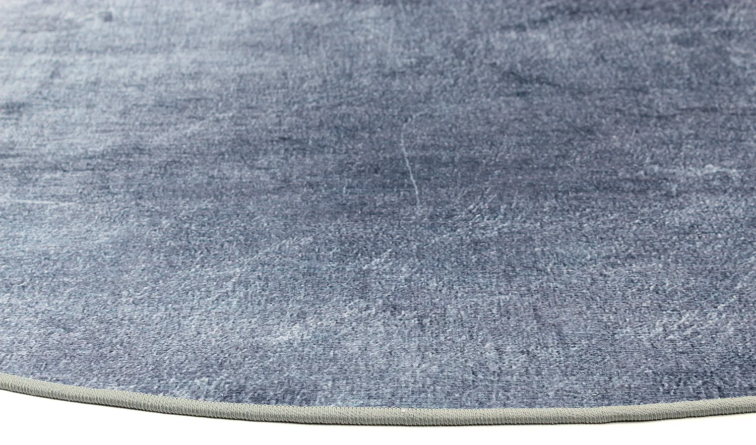 Kruhový koberec - Artena (modrá)