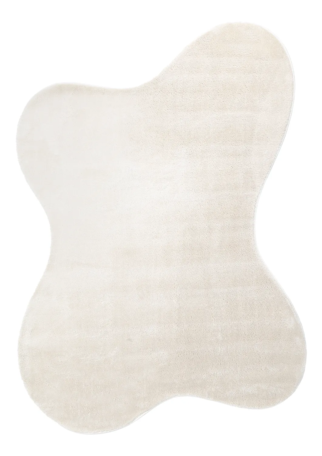 Asymmetrisk Vågig Ryamatta - Aranga Super Soft Fur (beige)