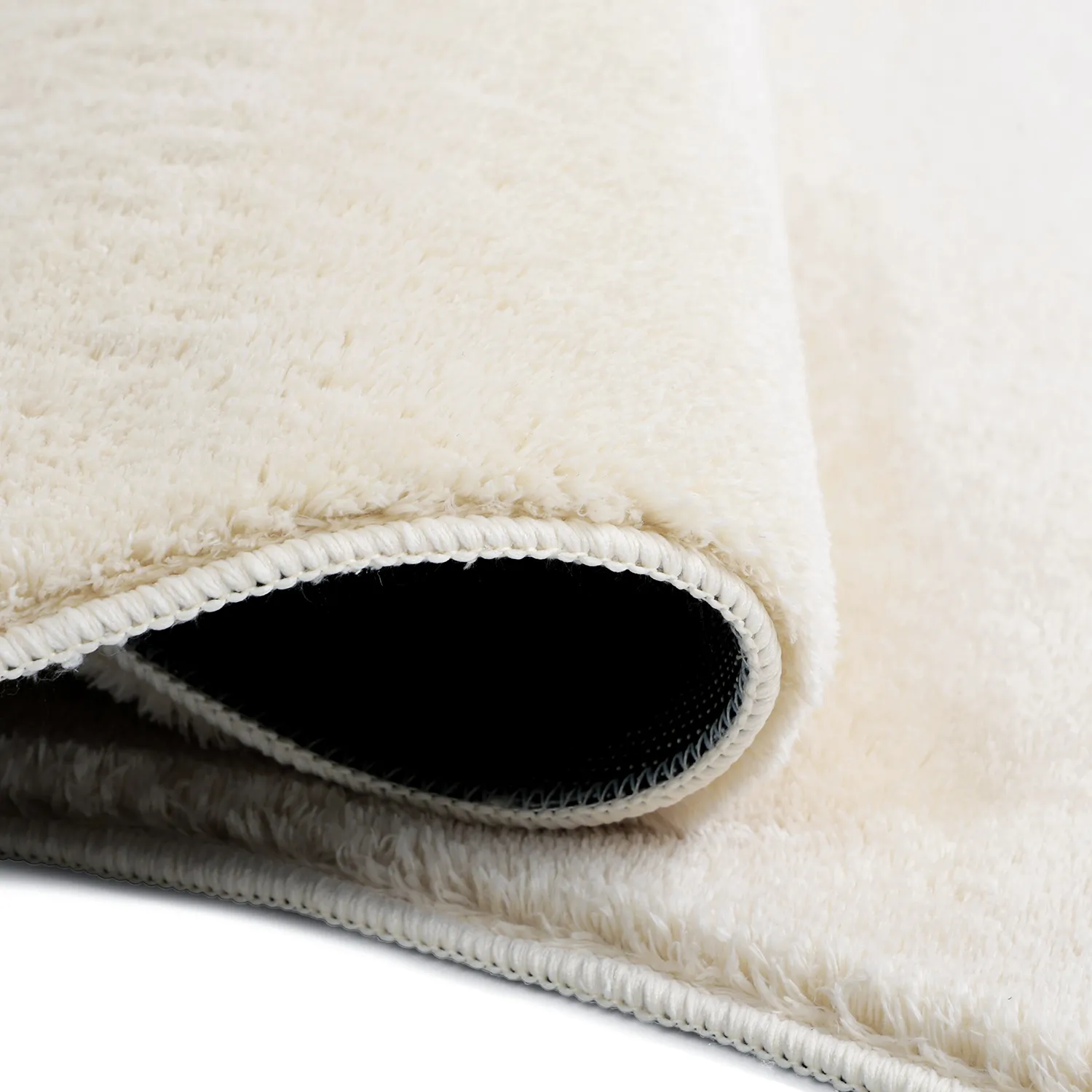 Asymmetrisk Vågig Ryamatta - Aranga Super Soft Fur (beige)