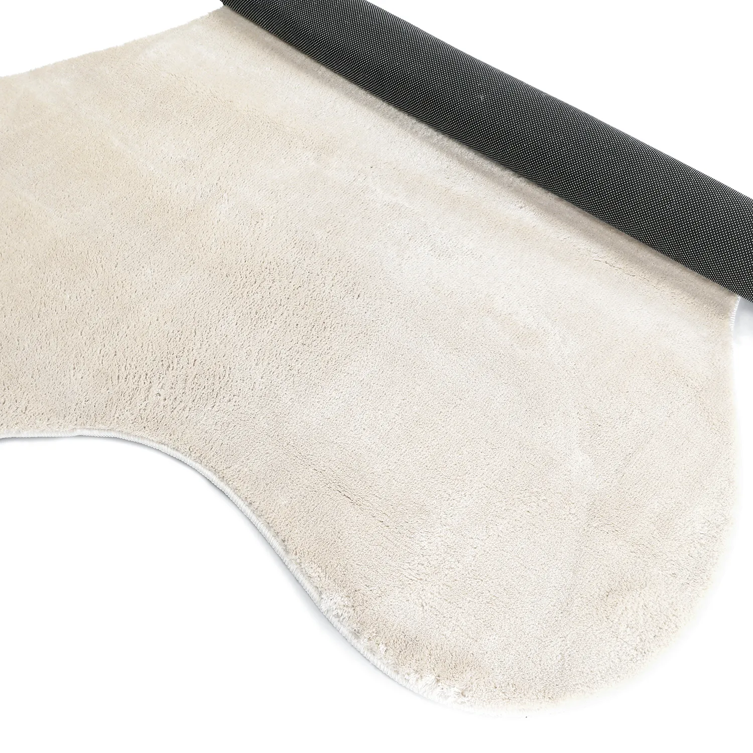 Asymmetrisk Vågig Ryamatta - Aranga Super Soft Fur (beige)