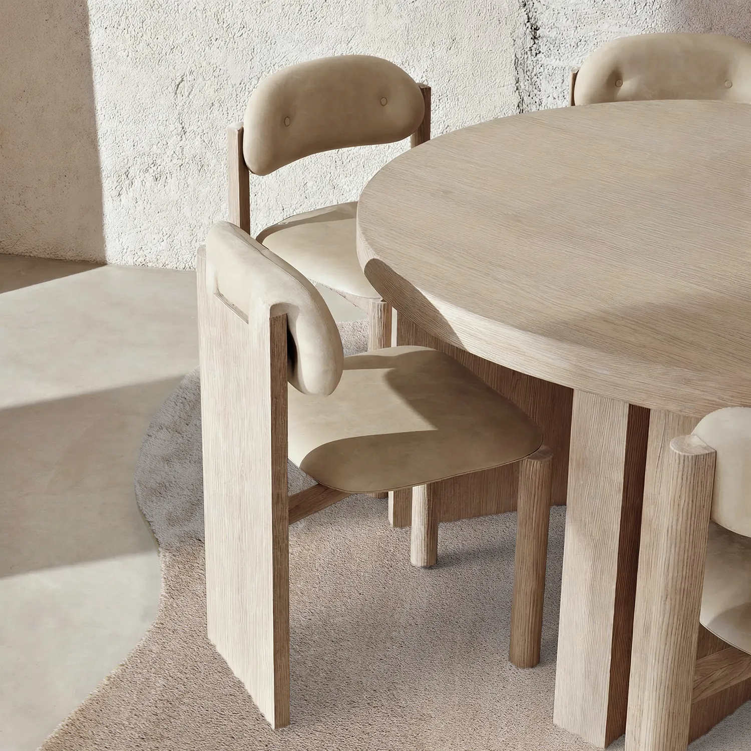 Asymmetrisk Vågig Ryamatta - Aranga Super Soft Fur (brun)