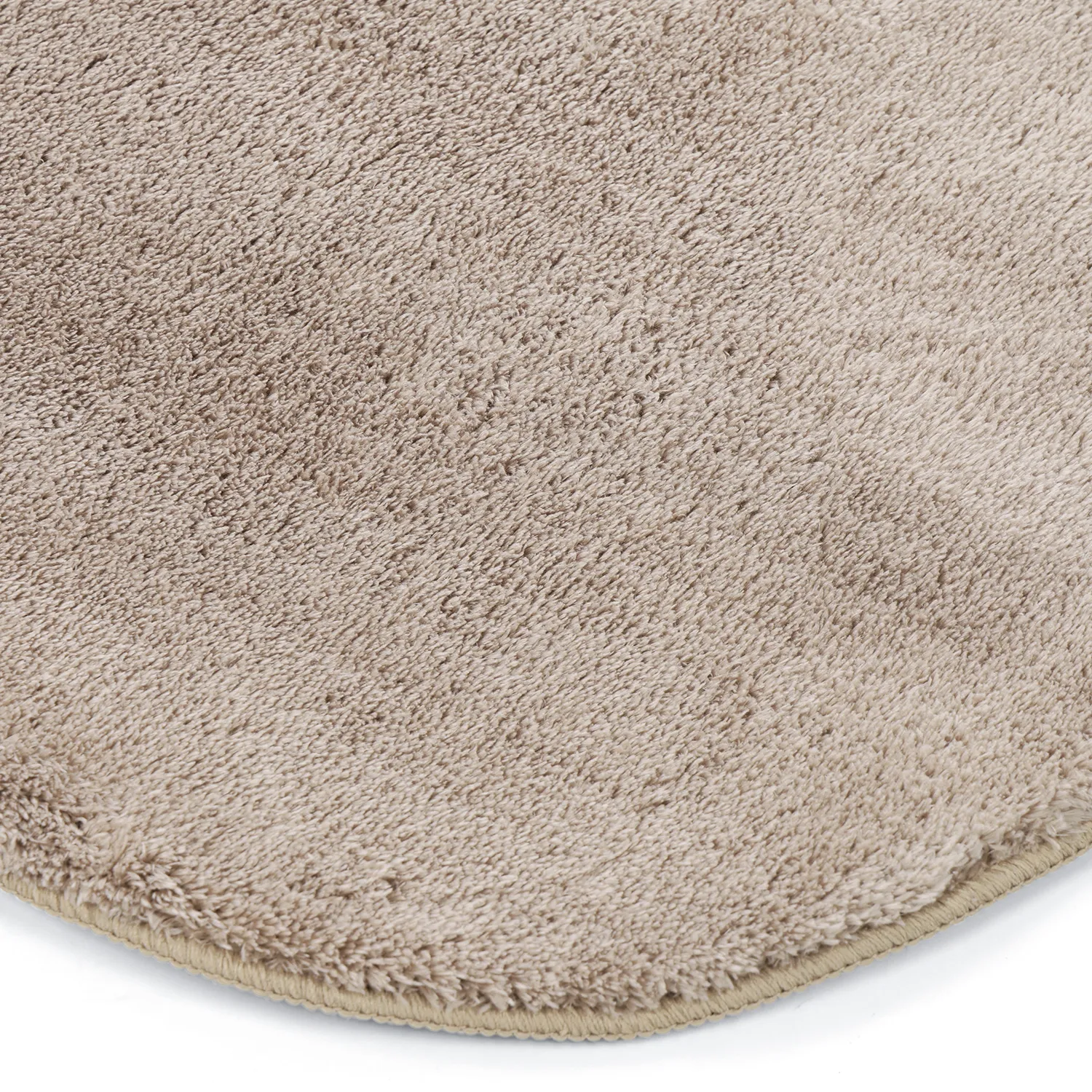Asymmetrisk Vågig Ryamatta - Aranga Super Soft Fur (brun)