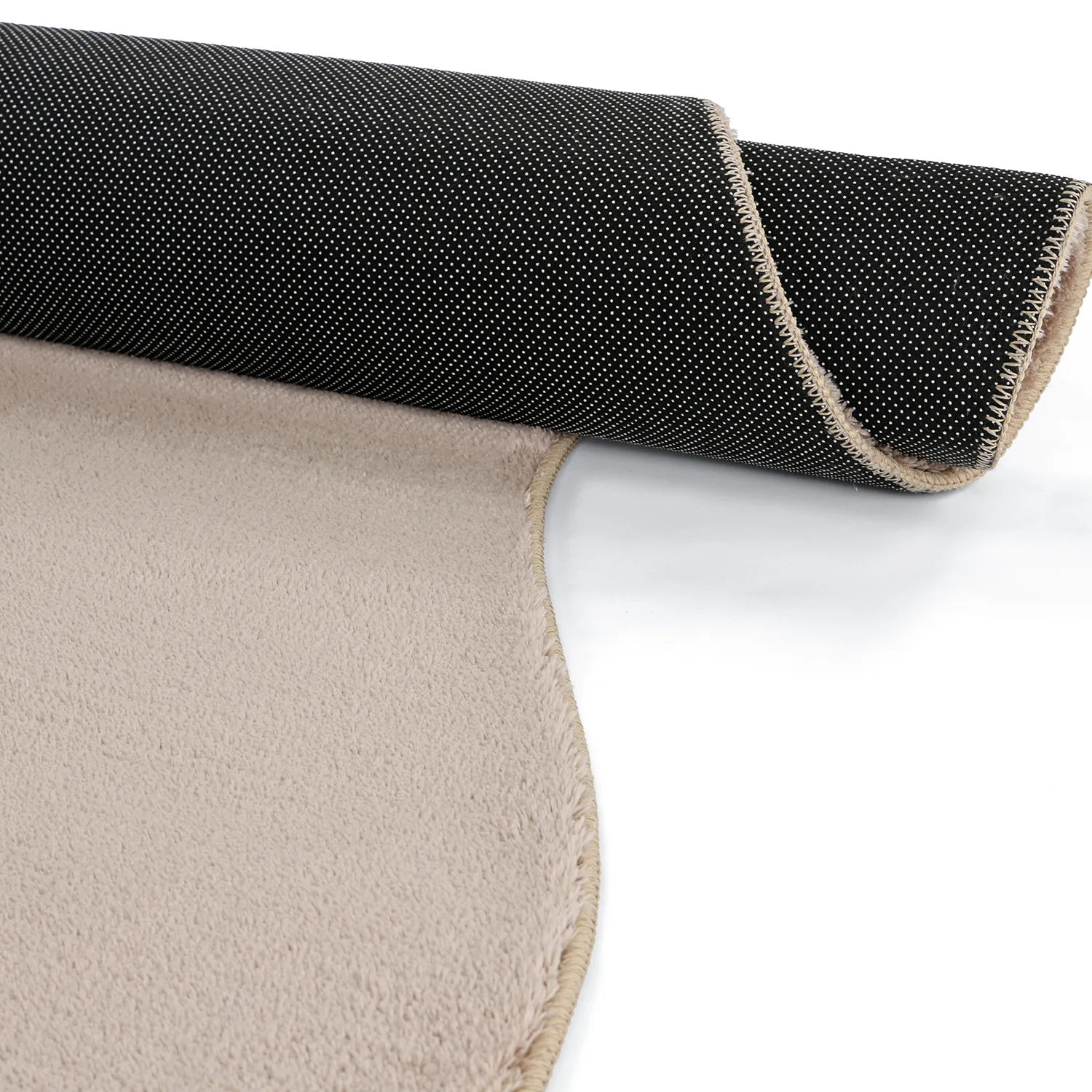 Asymmetrisk Vågig Ryamatta - Aranga Super Soft Fur (brun)