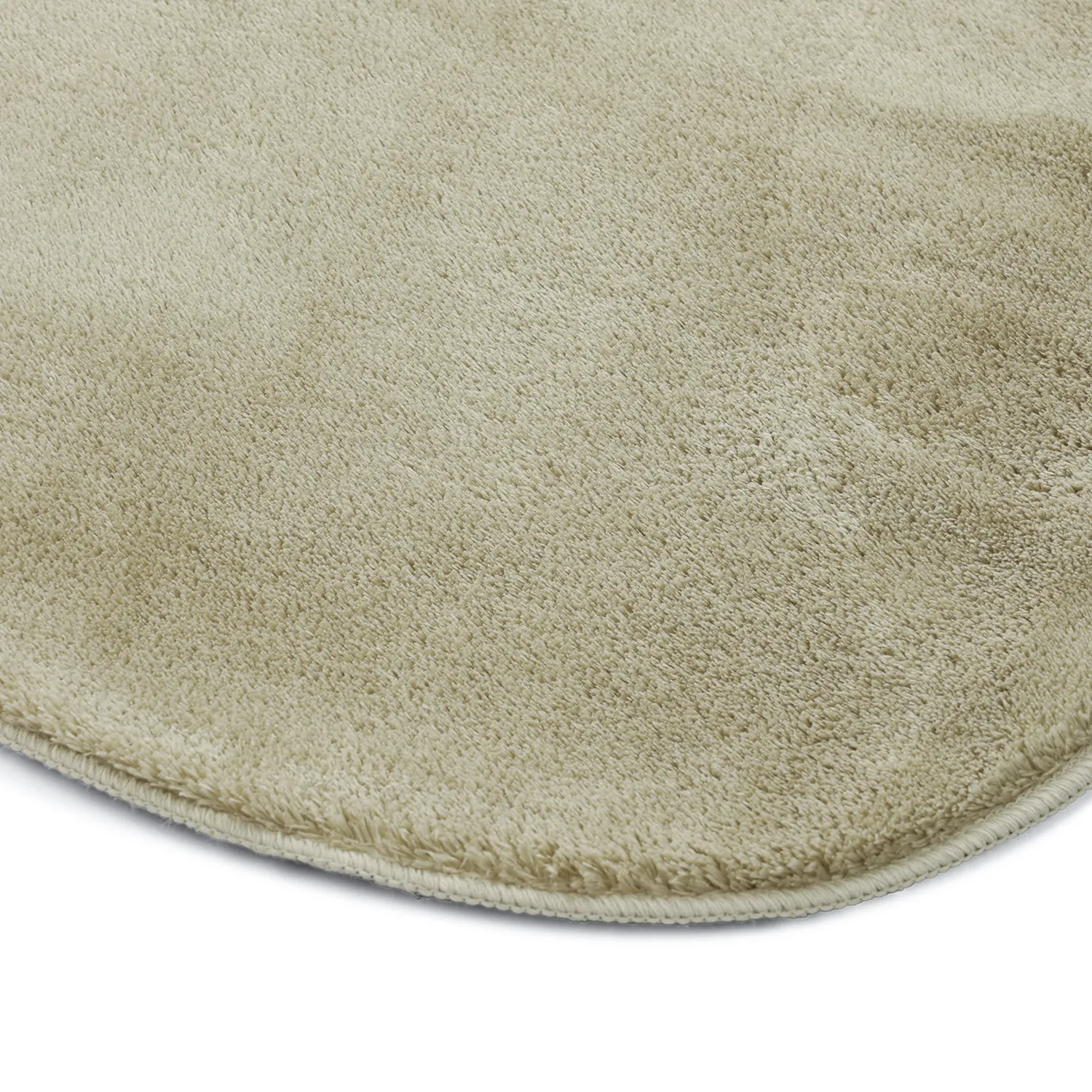 Asymmetrisk Vågig Ryamatta - Aranga Super Soft Fur (ljusgrön)
