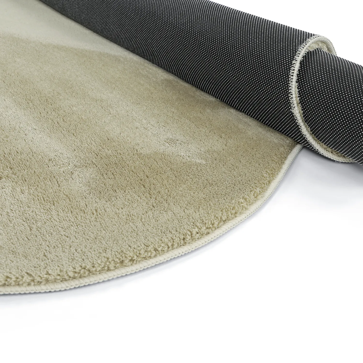 Asymmetrisk Vågig Ryamatta - Aranga Super Soft Fur (ljusgrön)