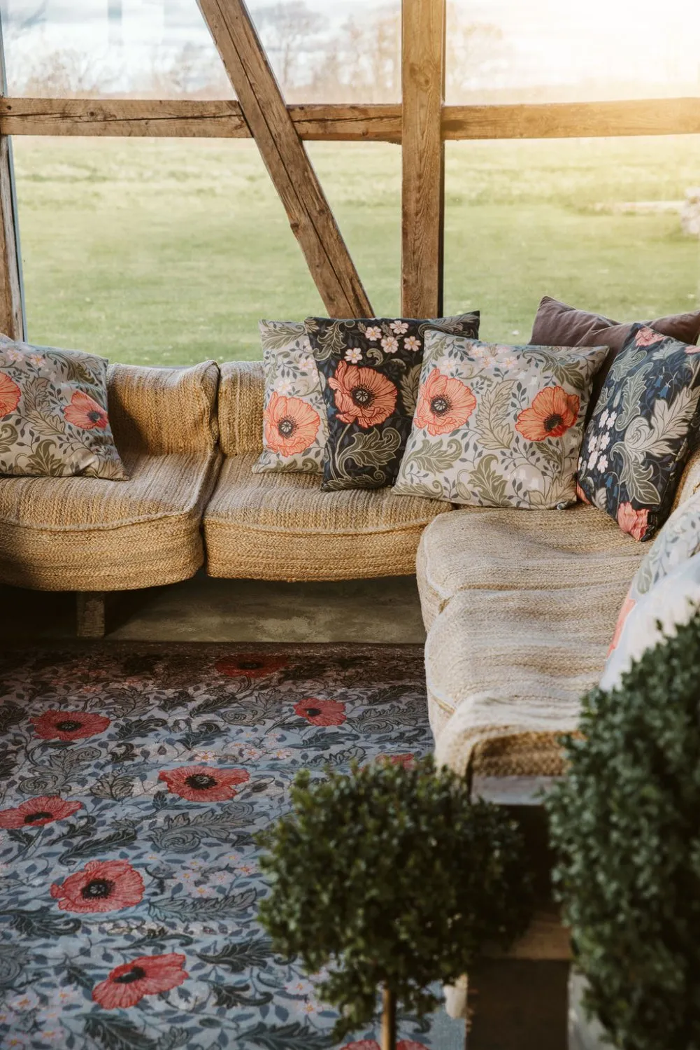 Puzdro na vankúš - Poppy (béžové)