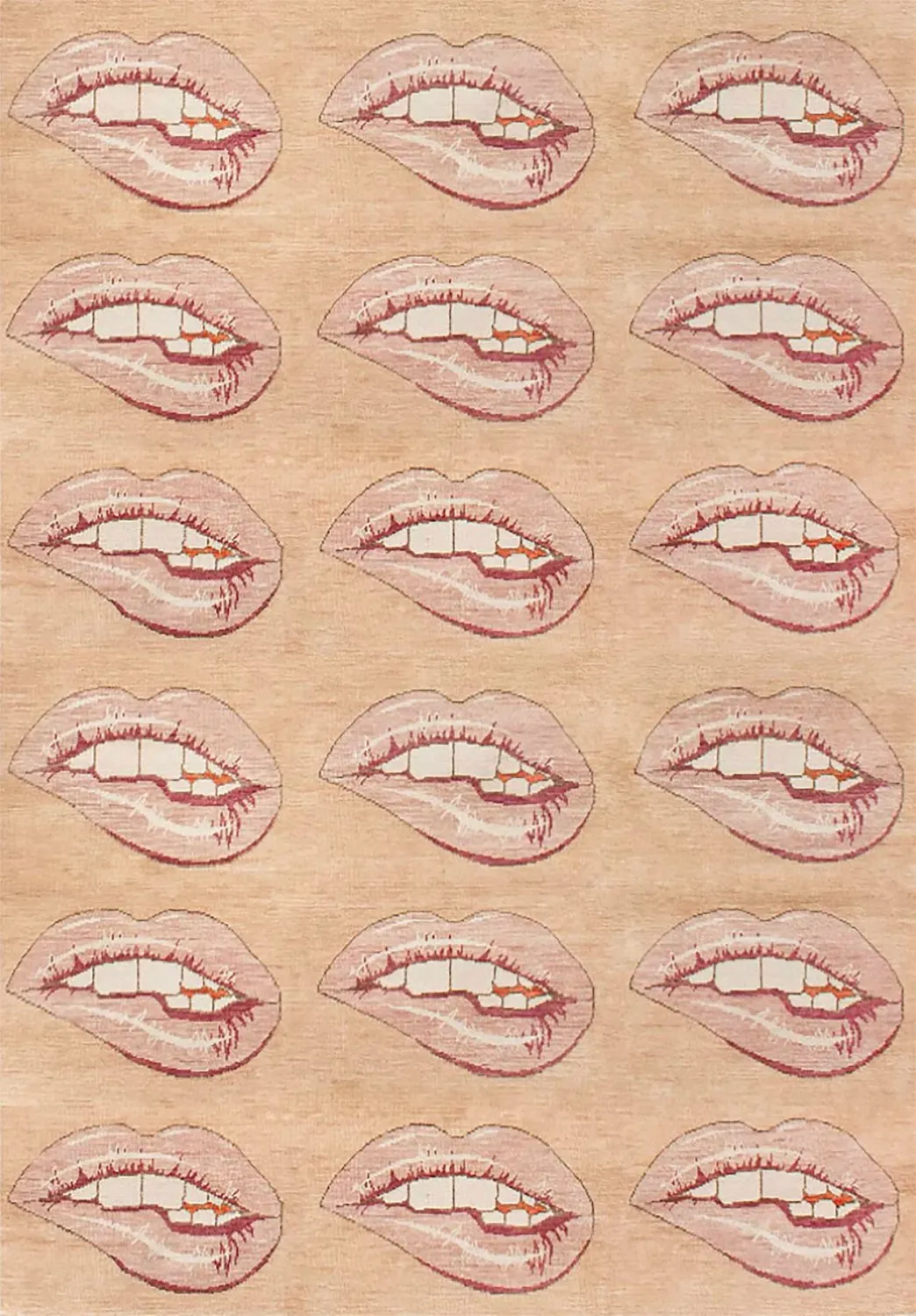 Koberec Wilton - Avery (béžový/rúžový)