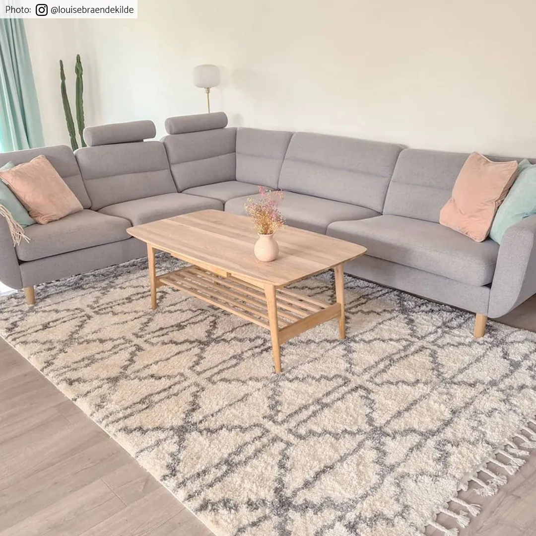 Koberce s dlhým vlasom - Azuay (béžová)