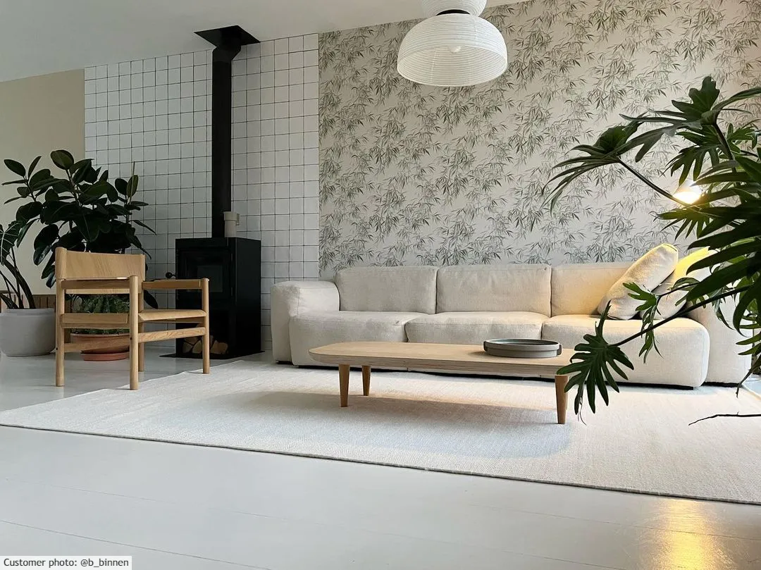 Vlnený koberec - Hamilton (biely)