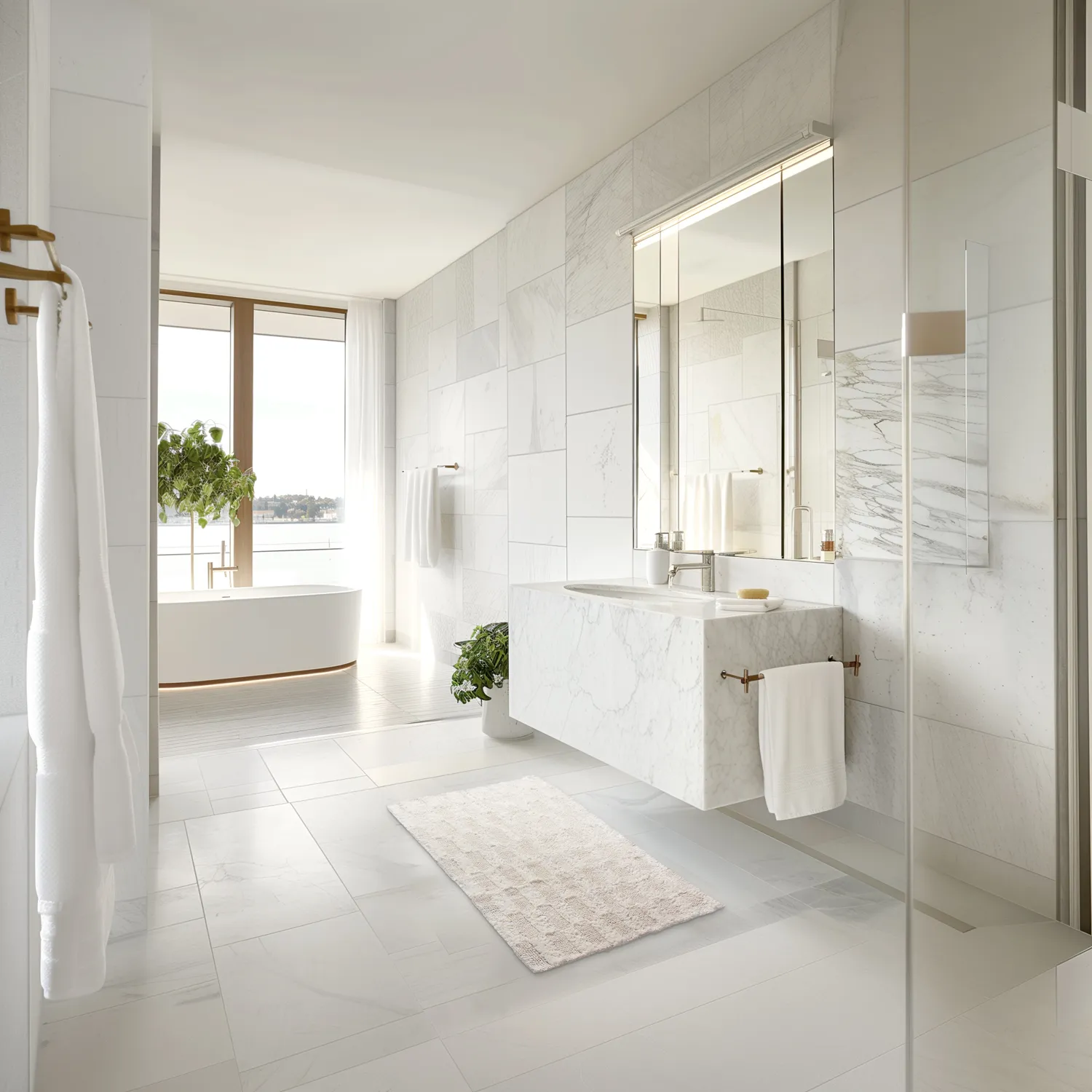 Kúpeľňová rohož - Bevin (offwhite)