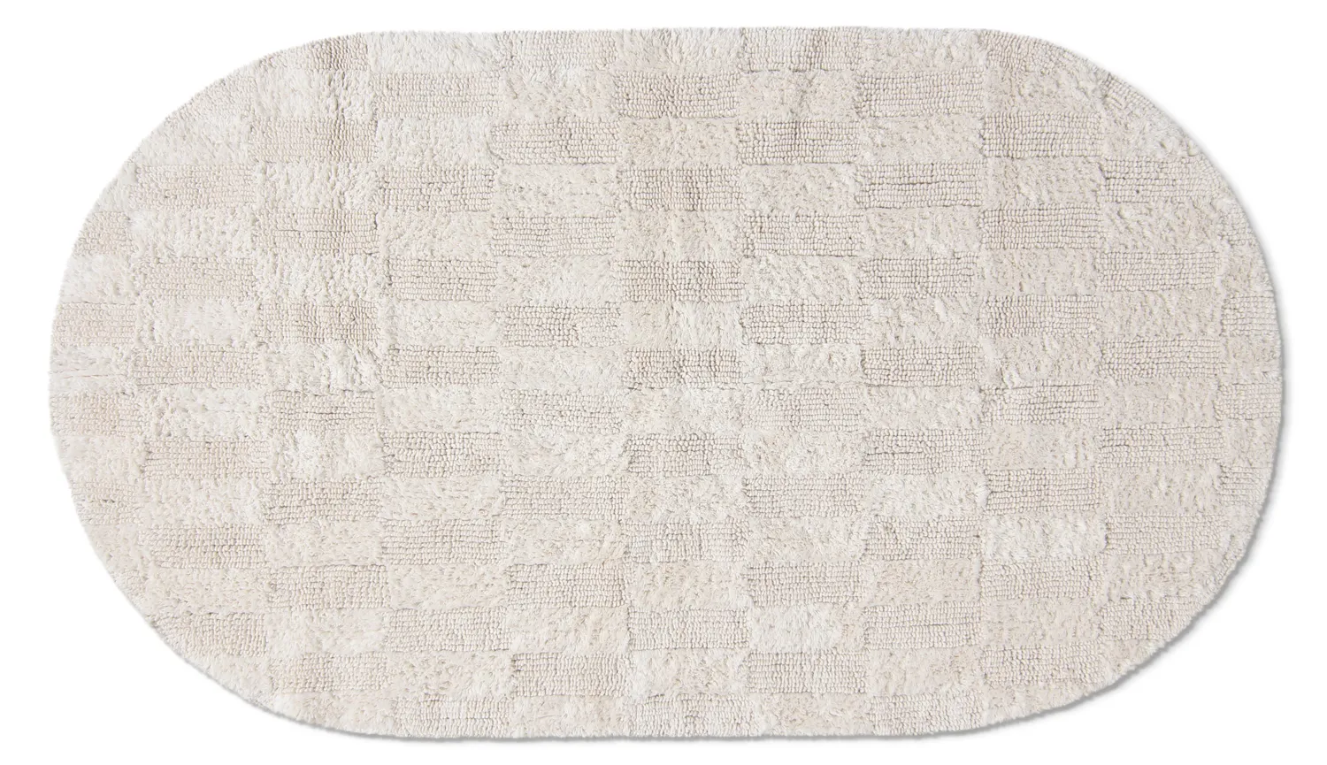 Oválny kúpeľňový koberec - Bevin (offwhite)